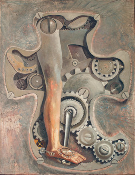 Named contemporary work « La machine du temps », Made by LEO NOVORO