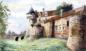 Named contemporary work « Château St Jean - Nogent-le-Rotrou », Made by JP-ARTISTE