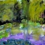 Named contemporary work « Le jardin de Monet, Giverny », Made by NADIA VIGUIER