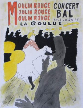 Named contemporary work « Moulin Rouge », Made by CHRISTIANEG