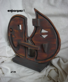 Named contemporary work « embarquez ! », Made by PHILIPPE FERNANDES