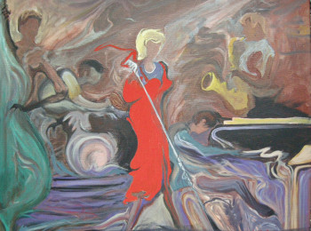 Named contemporary work « MARYLINE », Made by EDWARD