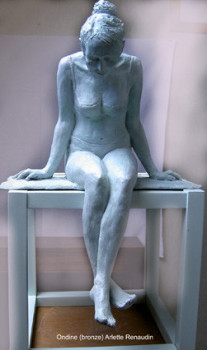 Named contemporary work « Ondine », Made by ARLETTE RENAUDIN