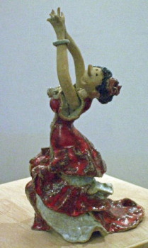 Named contemporary work « La danseuse de flamenco », Made by BOSC