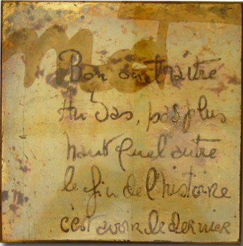 Named contemporary work « Jeux de mots 2 », Made by PITTOREX