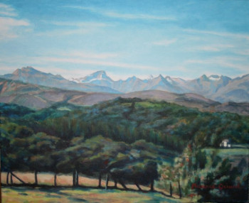 Contemporary work named « Les Pyrénées », Created by MAXENCE GERARD