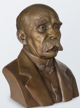 Named contemporary work « Georges Clémenceau 1 », Made by LAURENT MC