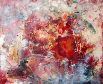 Named contemporary work « Pearl coast », Made by LYUBA ZAHOVA