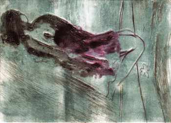 Named contemporary work « la sieste », Made by FRANçOISE WERNER