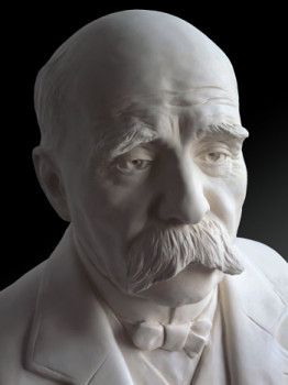 Named contemporary work « Georges Clémenceau 2 », Made by LAURENT MC