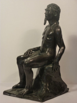 Named contemporary work « l'amèrindien », Made by ARTSCODY