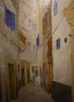 Named contemporary work « Ruelle d'Essaouira », Made by GéRARD DUCHENE