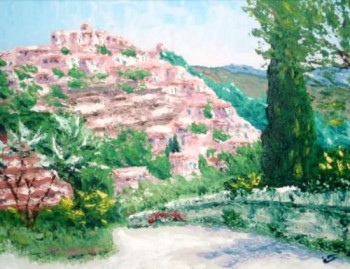Named contemporary work « Village de Gordes - Lubéron - Vaucluse - Provence Alpes Côte d?Azur - France - Réf: 116Fg », Made by ABERIUS