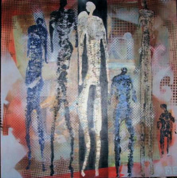 Named contemporary work « Six », Made by SOURZAT