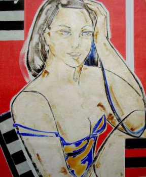 Contemporary work named « Lulu », Created by DELALEUF