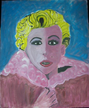 Named contemporary work « C'était marylin », Made by CYRUS