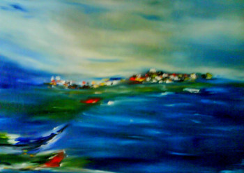 Named contemporary work « La mer calme », Made by ZOUHRIART