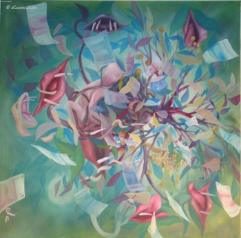 Named contemporary work « sangsara », Made by LAURENT AUBIN