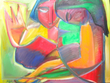 Named contemporary work « complainte », Made by ADJAR