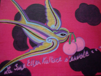 Named contemporary work « La SueEllenKulture s'envOle... », Made by ELLAGWEN