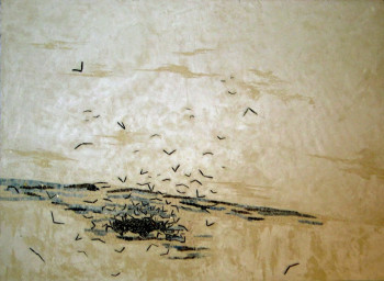 Named contemporary work « Les oiseaux », Made by NATHALIE BENOIST D'ETIVEAUD