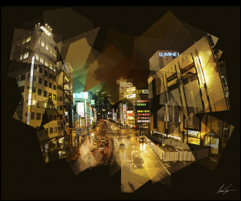 Named contemporary work « Shinjuku - TOKYO », Made by ARNAUD FAURE