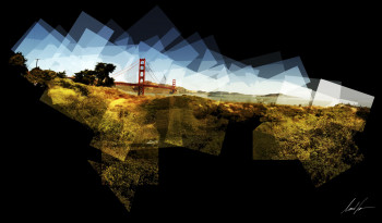 Named contemporary work « Golden Gate Bridge - SF », Made by ARNAUD FAURE