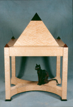 Named contemporary work « Secrétaire Pyramide », Made by PASCAL FOURATIER