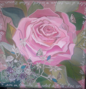 Named contemporary work « la rose de DESNOS », Made by DOM.D