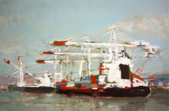 Named contemporary work « Début d'un voyage sans reve », Made by CHRISTIAN MENARD