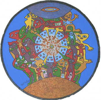 Named contemporary work « Roha-Lalibela - 2007 », Made by BAPTISTA ANTUNES .