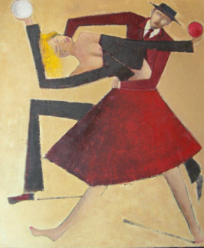 Named contemporary work « tango », Made by QUELLEC