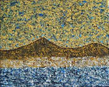 Named contemporary work « Teide, Tenerife », Made by SYLVIE JESSUA CLOUTIER