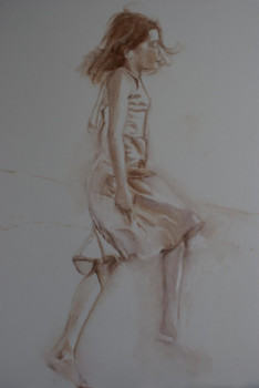 Contemporary work named « fille dansant », Created by EMMANUELLE LEVESQUE