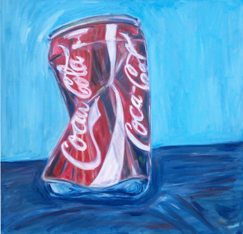 Named contemporary work « Coca Cola Can », Made by ERIC WARE