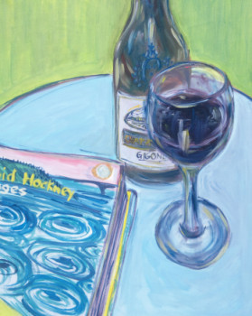 Named contemporary work « Gigondas & verre de vin », Made by ERIC WARE