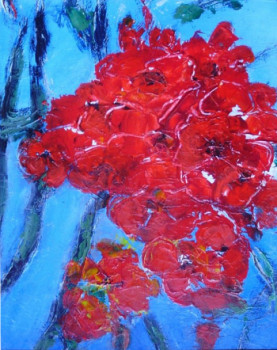 Named contemporary work « Coquelicot », Made by MARLYSE BEYERS