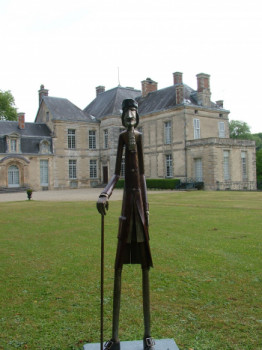 Named contemporary work « Voltaire 1 », Made by MICHEL BOUSSARD