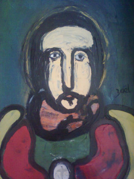 Named contemporary work « CHRIST, LE PAIN DE LA VIE », Made by ZAëL