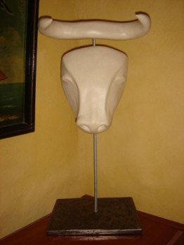 Named contemporary work « toro 1 », Made by PHILIPPE FERNANDES