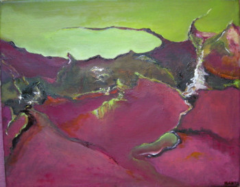 Named contemporary work « Terre de Rubis », Made by BARTS