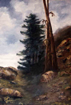 Named contemporary work « la forêt », Made by JULIA COLLETTO