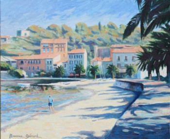 Contemporary work named « Collioure "la plage" », Created by MAXENCE GERARD