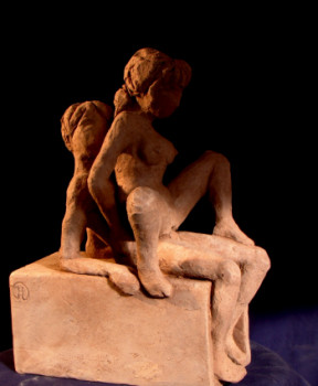 Named contemporary work « Bachus et Ariane », Made by DESEINGALT