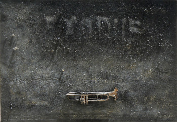 Named contemporary work « exodus », Made by CAMPISTRON