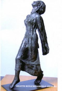 Named contemporary work « Liberté », Made by ARLETTE RENAUDIN