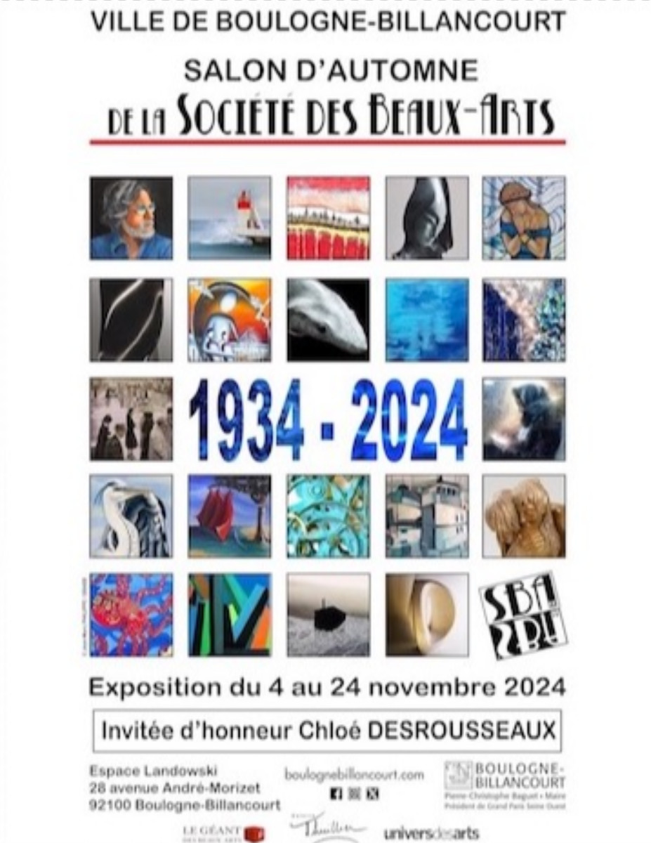 AUTUMN SALON OF THE BOULOGNE-BILLANCOURT FINE ARTS SOCIETY sur le site d’ARTactif