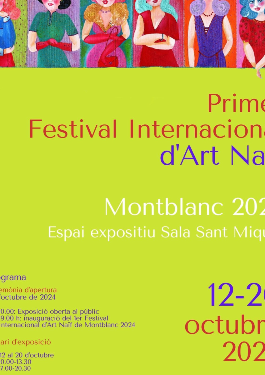 FIRST INTERNATIONAL FESTIVAL OF NAÏVE ART IN MONTBLANC (TARRAGONA - SPAIN€ sur le site d’ARTactif