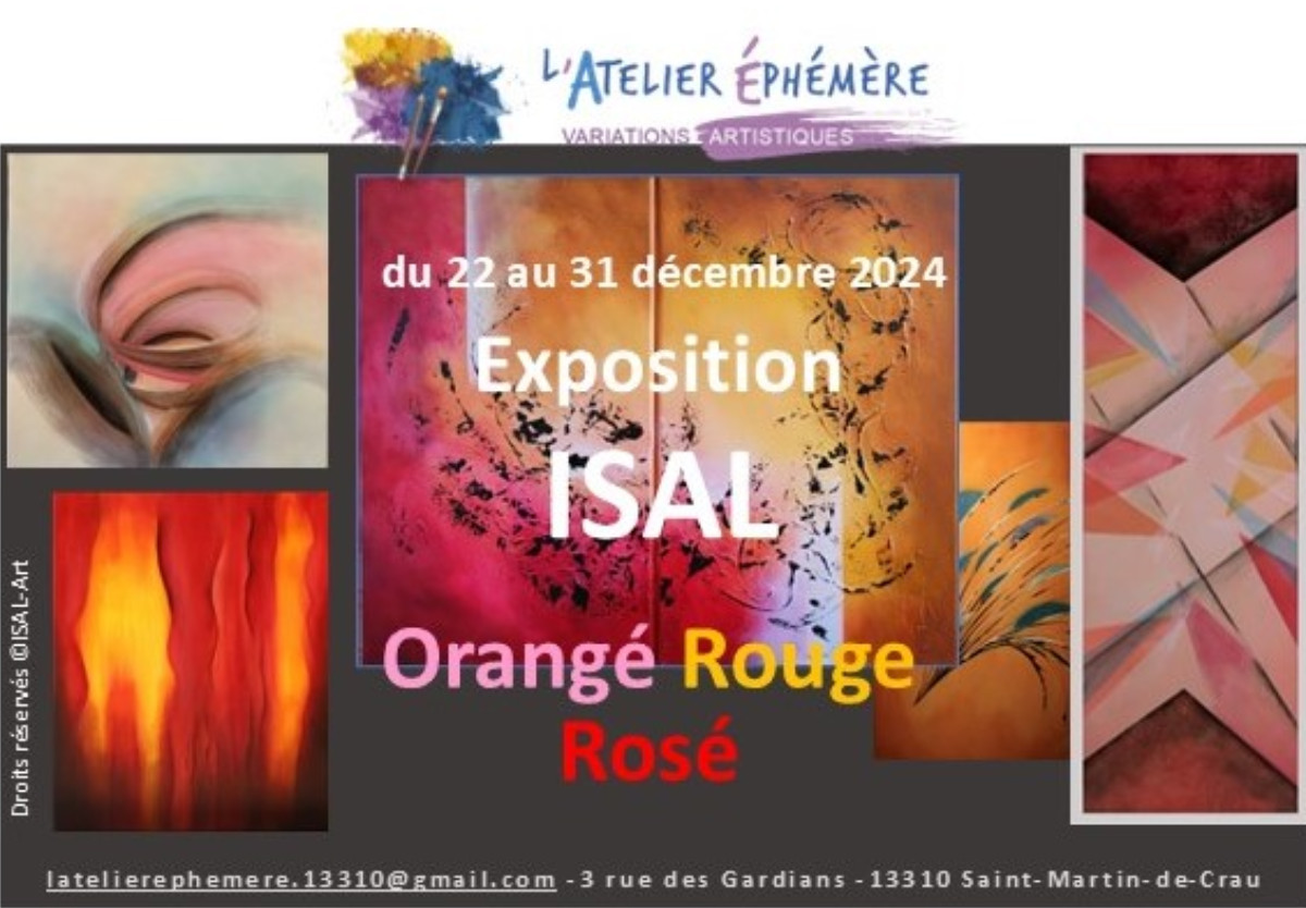 ORANGE RED PINK sur le site d’ARTactif