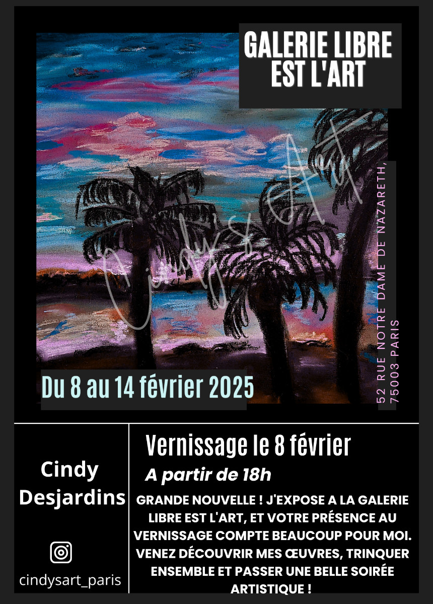 EXHIBITION OF MY WORKS IN PARIS sur le site d’ARTactif